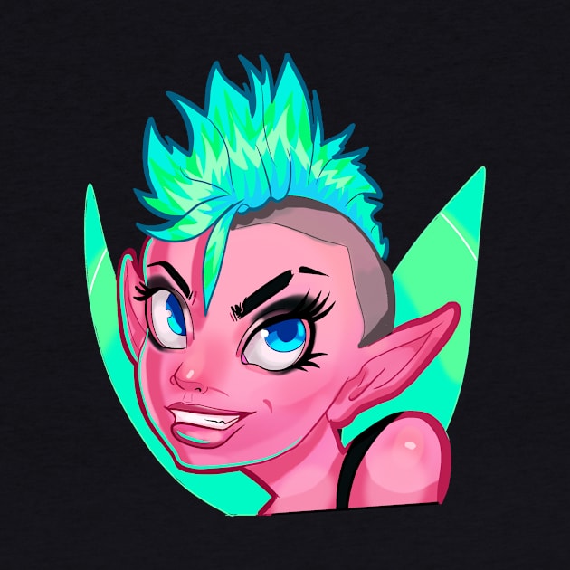 PIXIEGUTS logo | Punk Pixie Design by GeorgiaGoddard